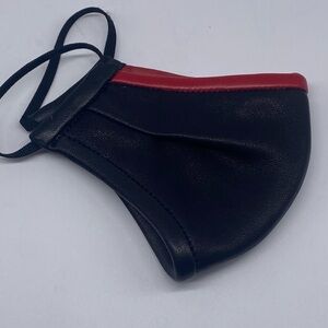 Laurence Basse Black and Red Face Mask